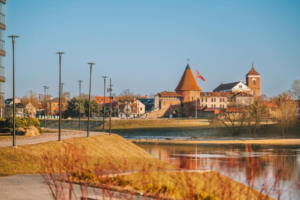 Bright Kaunas Apartment With Castle View Buitenkant foto